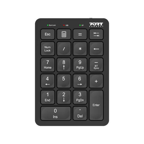 PORT DESIGNS 900802 Numeric Keypad Laptop/PC Bluetooth Black