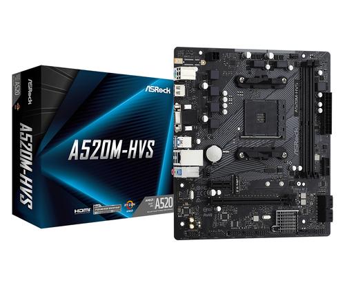 Asrock A520M-HVS AMD A520 Socket AM4