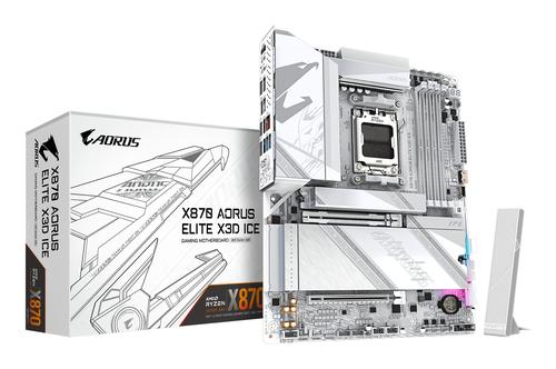 GIGABYTE X870 AORUS ELITE X3D ICE ATX Mainboard - Socket AM5
