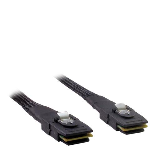 INTER-TECH SFF 8087 cable SFF 8087 (black, 0.75 meter (jacketed))