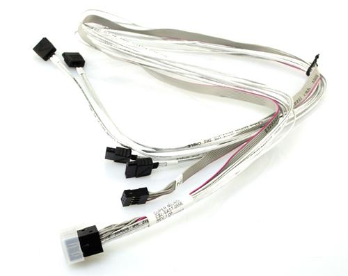 SUPERMICRO CBL-SAST-0556 Serial Attached SCSI (SAS) cable Black, White