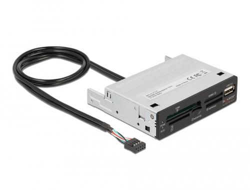 Delock 3.5 USB 2.0 Card Reader 5 Slot + 1 x USB 2.0 Type-A