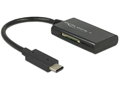 Delock USB 3.1 Gen 1 Card Reader USB Type-C Connector 4 Slots