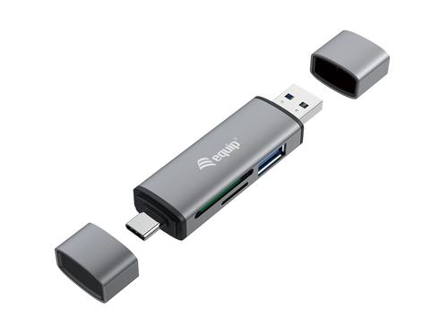 Equip Card Reader USB-A 3.0/USB-C 3.2/MicroSD/SD/ 5Gbps