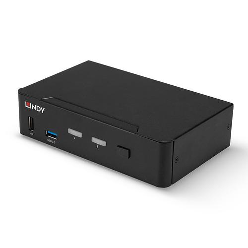 Lindy 2-Port KVM Switch, DisplayPort 1