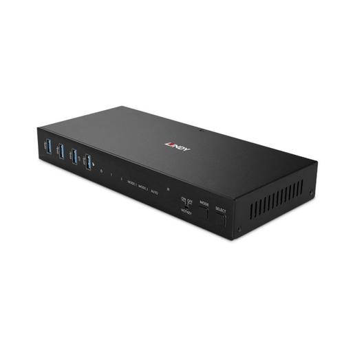 Lindy 2 Port Dual Head HDMI 4K60, USB3.0 KVM Switch