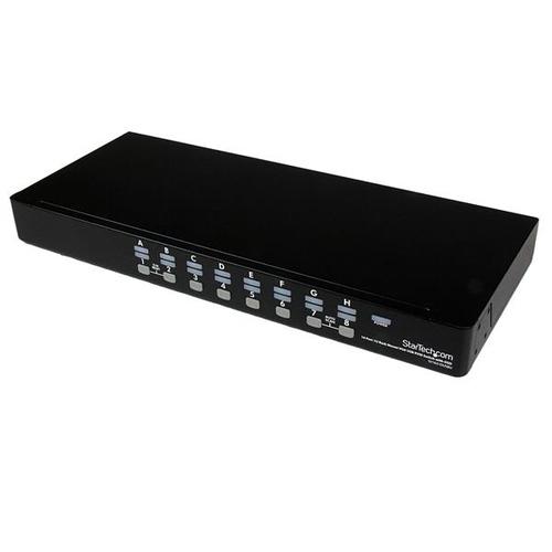 StarTech.com 16 Port 1U Rackmount USB KVM Switch with OSD - TAA