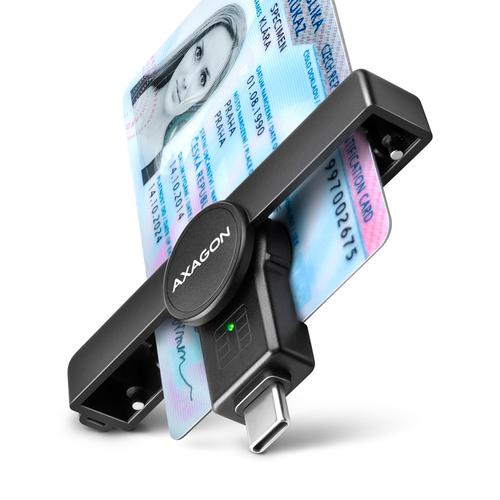 AXAGON CRE-SMPC USB-C Smart Card/ID Card