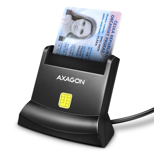 AXAGON Universal desktop USB contact Smart/ID