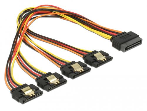 Delock Cable 4x 15Pin SATA -