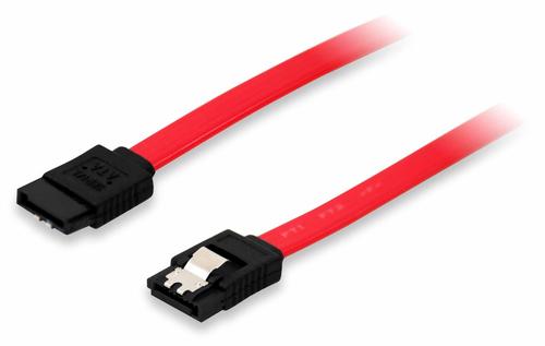 Equip SATA Cable 7-Pin-7-Pin 3Gbps 0.50m rot PVC Polybag