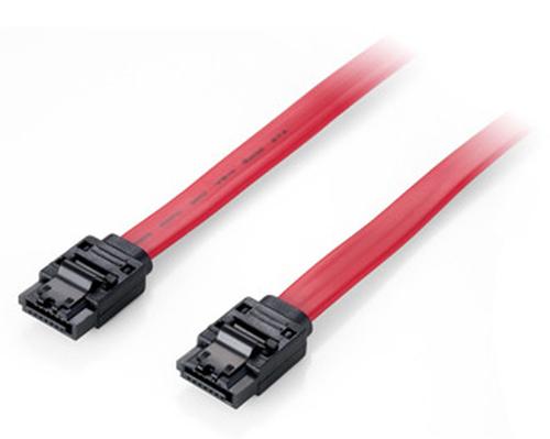 Equip SATA Cable 7-Pin-7-Pin 6Gbps 0.50m red PVC polybag