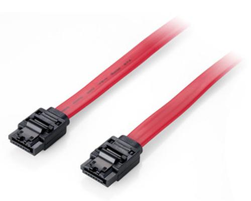 Equip SATA Cable 7-Pin-7-Pin 6Gbps 1.00m red PVC polybag