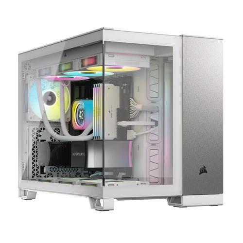 CORSAIR Go to MATX 2500X (Tempered Glass) White/Satin Grey