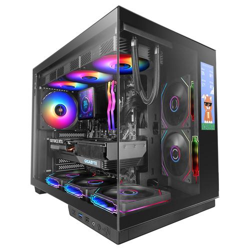 Mars Gaming MCMIRAGE Midi Tower Computer Case, Black