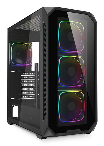 Sharkoon AK5G RGB ATX Case 1xGlass black