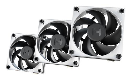 Hyte THICC FP12 Processor Fan 12 cm Black, White, 3-pack