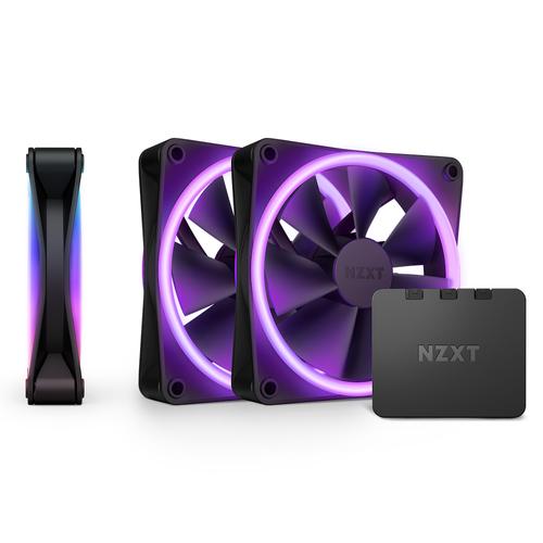NZXT F120 RGB DUO Triple 120x120x25 (black, 3-pack, including RGB controller)