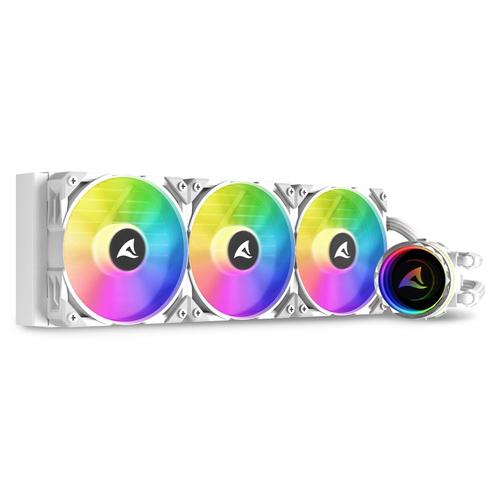 Sharkoon S90 RGB 360mm 3-Fan Liquid Cooling White