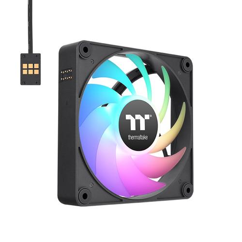 THERMALTAKE CT120 EX ARGB Sync PC Cooling Fan (Black, 3-Pack)