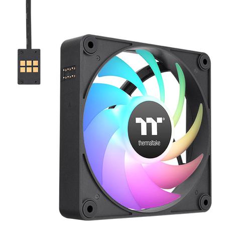 THERMALTAKE CT140 EX ARGB Sync PC Cooling Fan (Black, 3-Pack)