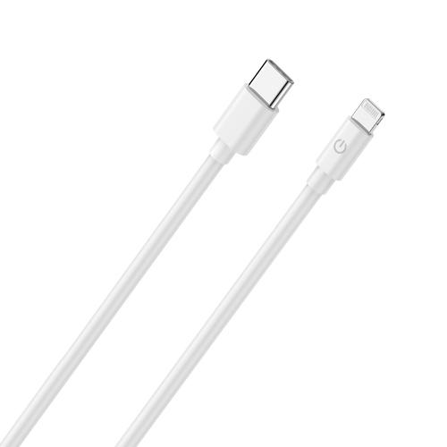 Realpower USB-C to Lightning 2m white MFI 3A