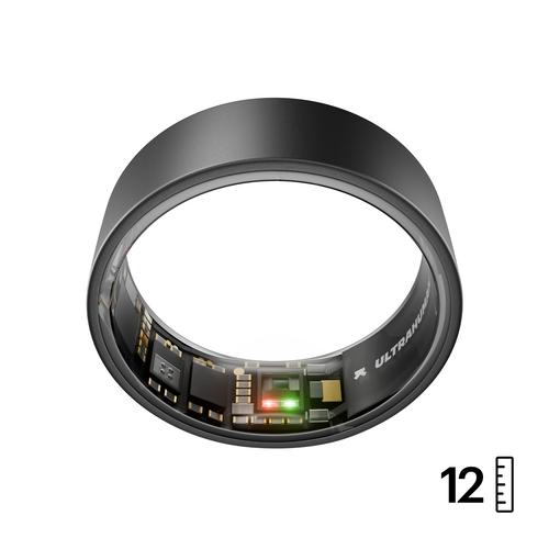 Ultrahuman Ring AIR – Sleep and Fitness Tracker, Smart Ring for Men and Women, No app fees for standard features, Up to 6 days of battery life (Size 12)