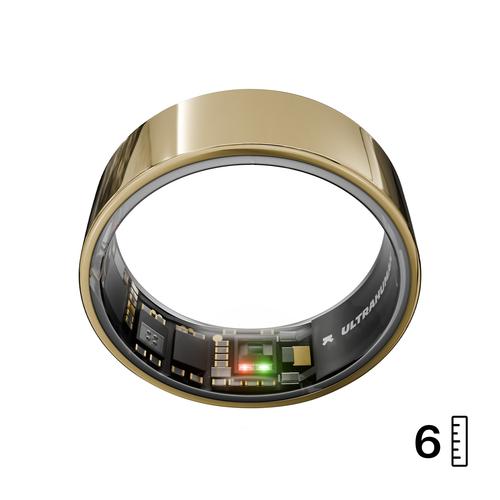 Ultrahuman Ring AIR – Sleep and Fitness Tracker, Smart Ring for Men and Women, No app fees for standard features, Up to 6 days of battery life (Size 6)