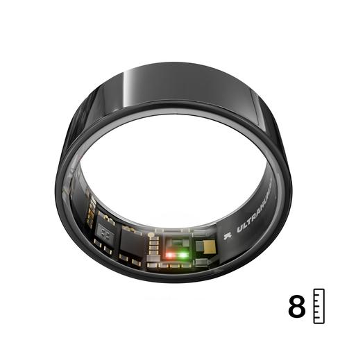 Ultrahuman Ring AIR – Sleep and Fitness Tracker, Smart Ring for Men and Women, No app fees for standard features, Up to 6 days of battery life (Size 8)