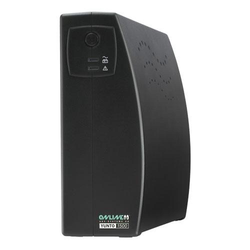 Online USV-Systeme YUNTO 1500 Line-Interactive Uninterruptible Power Supply (UPS) 1.5 kVA, 900 W, 5 AC outlets