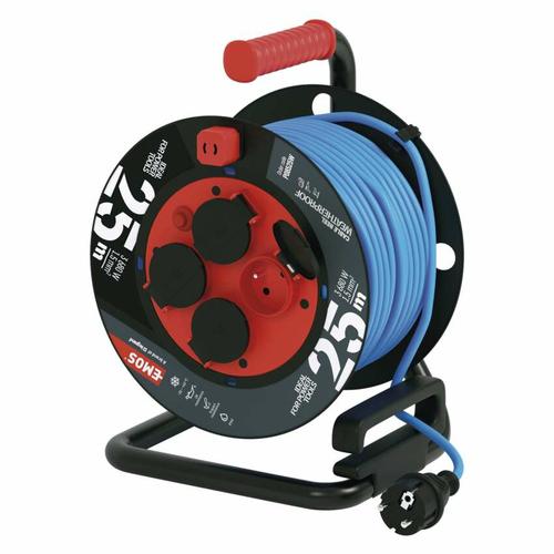 EMOS Black, Blue 4 AC outlets 230 V 25 m