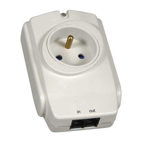 EMOS P53893 surge protector, White, 1 AC outlet, 250 V