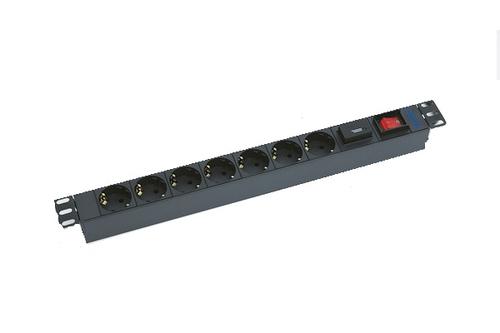 Triton RAB-PD-X12-A1 surge protector, Black, 7 AC outlets, 2 m