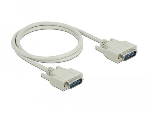 Delock Serial Cable D-Sub15 Male to Male 1 m