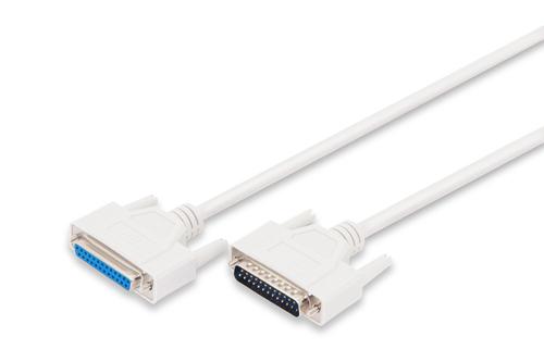Digitus Extension cable D-Sub25/Female to D-Sub25/Male 2.0m polybag