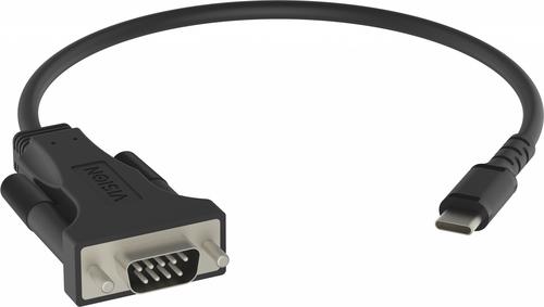 Vision TC-USB-C/BL serial cable Black RS-232 USB-C