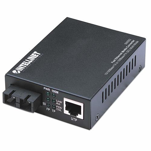 Intellinet Media Converter Fast Ethernet Multimode 2km sw