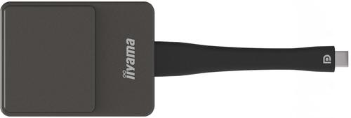 Iiyama WP D002C Smart TV USB Dongle, 4K Ultra HD, Black, Silver