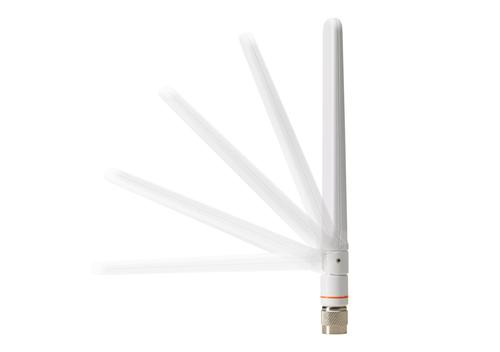 CISCO Aironet Dual-Band Omnidirectional Wi-Fi Antenna, 2 dBi (2.4 GHz)/4 dBi (5 GHz), 1 Port, Direct Mount, RP-TNC Connector, 1-Year Limited Hardware Warranty (AIR-ANT2524DW-RS=)