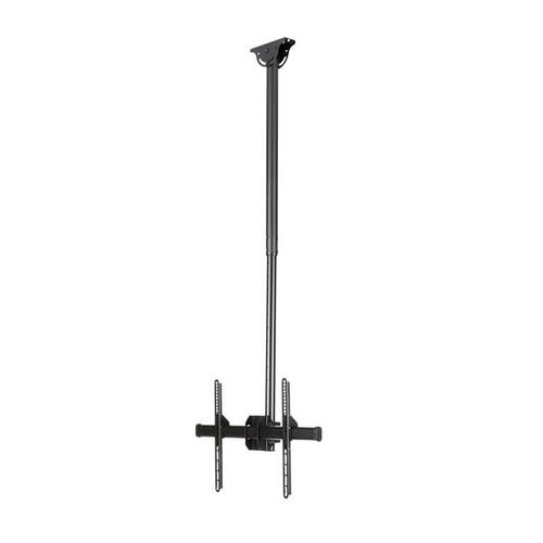 StarTech.com TV Ceiling Mount - Full-Motion Universal Hanging Single Screen Mount with Adjustable Telescopic Pole - Tilt / Swivel - VESA Bracket for 32”-75 Displays