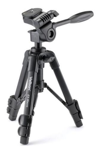 Velbon E61PVE301741 tripod for digital/film cameras, three-leg design, black