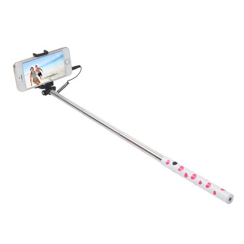 Ultron Selfie Stick Hot Shot white pink heart