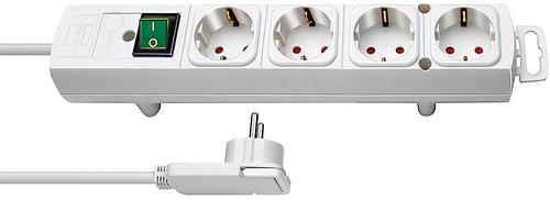 Brennenstuhl Power strip Comfort-Line 4x 2m flat plug