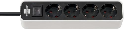 Brennenstuhl Power strip Ecolor 4x white/black
