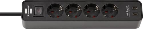 Brennenstuhl 4-port USB-C charging station, 15.5W, sw/switchable