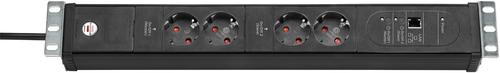 Brennenstuhl Power strip Premium-Web-Line 19" 4x 3m