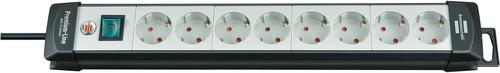 Brennenstuhl Socket Power Strip Premium-Line 8x sw/grey 3m