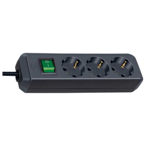 Brennenstuhl Power strip ECO-Line 3x 5m black