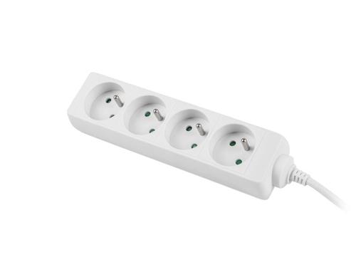 LANBERG power strip extension cord 1.5m 4x PL white