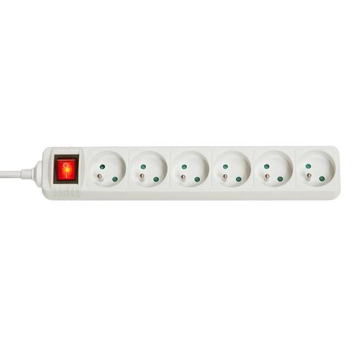 Lindy 6-way FR switch socket strip